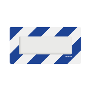 LongLife Trasparente - Marcatura del Pavimento Finestra del Pavimento, autoadesivo 1/2 DIN A4, Blu/Bianco, 10 pz. / Confezione.- - Product Image 1