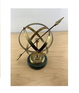 Nouveau support de globe en métal dernier support d'armillaire nouveau décor nautique en prix de gros support d'armillaire en métal en finition vintage - Product Image 3