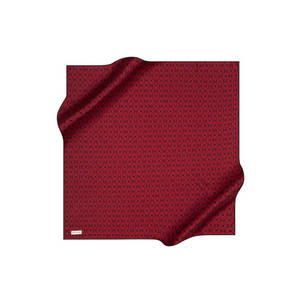 Écharpe carrée en crêpe satiné Pierre Cardin 90x90 cm avec impression de logo numérique - Product Image 1