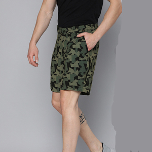 <b>Green</b> Solid Eco-Friendly High Street <b>Men's</b> <b>Shorts</b> Soft Polyester Fabric Elastic Waist Drawstring Casual - Product Image 5