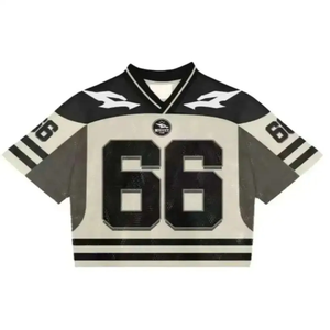 Camisetas de Fútbol Americano Personalizadas al por Mayor de Alta Calidad, Manga Corta, Impresas, Transpirables, Uniformes de Talla Grande - Product Image 3