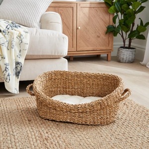 Must Have Handmade Wicker Seagrass Pet <b>Bed</b> Eco Friendly Handmade Natural Woven Dog <b>Cat</b> <b>Bed</b> Wholesale Bulk Order Export Supplier - Product Image 3