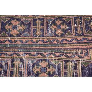 Alfombra de 1.5x3 pies, Alfombra Turca Vintage, Alfombra de Lana Azul - Product Image 4