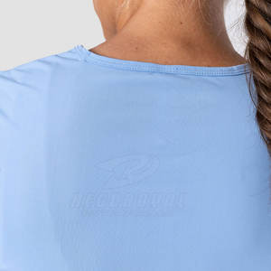 Top corto de alta calidad para mujer, camisetas de algodón duradero transpirable para mujer, Camiseta corta para verano - Product Image 4