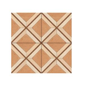 Carreaux de sol muraux en céramique émaillée 3D 396*396mm modernes 3D Art déco personnalisés Fonction brique réfractaire pour hôtels et jardins en plein air - Product Image 1