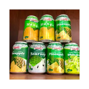 330Ml Nafon Sirsak Kaleng Nanas Anggur Mangga Jus-Jus Buah Campuran-30% Buah Alami-Jus Alami