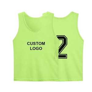 Nilon Mesh <span class=keywords><strong>Pinnies</strong></span> Scrimmage rompi Tank Top anak muda dan dewasa <span class=keywords><strong>Pinnies</strong></span> bernomor Penny jersey untuk sepak bola olahraga tim - Product Image 1