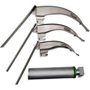 Set de Laringoscopio McCoy Eléctrico de Acero Inoxidable con Certificación CE ISO, 3 Hojas, 1 Mango, Kit de Intubación ENT para Hospitales y Clínicas - Product Image 5