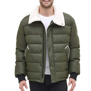 Vente en gros de vestes et manteaux personnalisés de créateur coupe-vent chauds pour l'extérieur d'hiver pour hommes taille plus vestes et manteaux pour hommes - Product Image 2