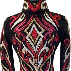 Chaqueta Western Showmanship con almohadilla a juego Chaqueta de espectáculo de equitación - Product Image 1