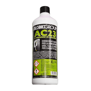 AC23 Desincrustante de 1 litro para cisternas de inodoro Geberit integradas y externas, suministros para baño e inodoro para la eliminación de cal. - Product Image 1