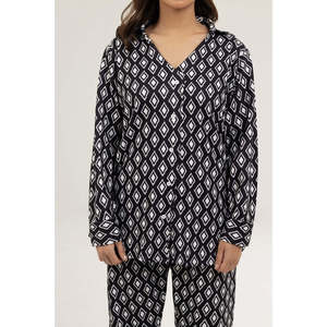 Camisa de Punto con Estampado Combinado para Mujer, Colección WGK-KF-45 - Product Image 2