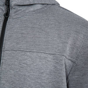 Sweat à capuche zippé coupe classique, conçu pour l'entraînement en extérieur et les activités de gym, mobilité flexible, 100% coton, chaleur fiable - Product Image 5