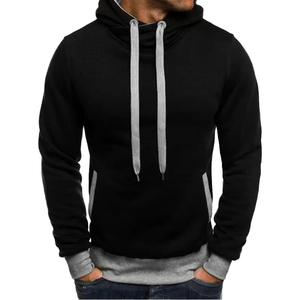 Sweat à capuche pour homme avec logo personnalisé, polaire 300g, 100% coton, séchage rapide, respirant, design uni - Product Image 3
