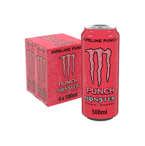 Monsters Pipeline Punch 500ml Store In Cool Dry Place Away From Direct Sunlight 24 Month <b>Shelf</b> Life For Long Term Inventory - Product Image 1