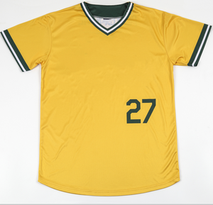 Unisex Adultos 100% Poliéster Camiseta de béisbol de alta calidad Sublimación personalizada Bordado Ropa deportiva transpirable - Product Image 1