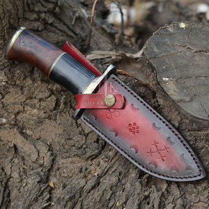 Nouveaux Couteaux de Chasse en Acier Damas de Haute Qualité avec Manche en Bois, Personnalisables OEM - Product Image 6