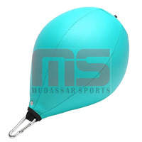 Sac de frappe de vitesse double extrémité en cuir PU, portable, réglable en hauteur (du sol au plafond), pour l'entraînement de boxe et de MMA