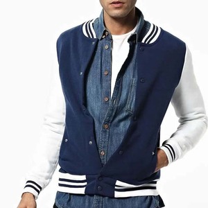2025 conception personnalisée hommes Lettermen Baseball veste légère vêtements de plein air avec col montant dernier prix vestes pour hommes - Product Image 1
