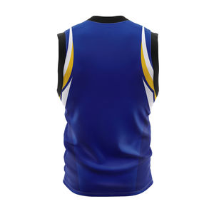 Maillots de basketball au design authentique à prix de gros, séchage rapide, respirants, antibactériens, sans manches, personnalisables pour hommes en polyester - Product Image 5