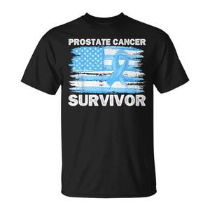 T-shirt per papà sopravvissuto al cancro alla prostata, abbigliamento promozionale per la sensibilizzazione - Product Image 1