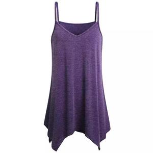 Débardeur d'été en tricot pour femmes, usine du Bangladesh, personnalisé, à la mode, motif Floral, Sexy, côtelé, croisé, broderie graphique - Product Image 4