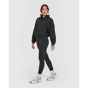 Half Zip <strong>Pullover</strong> <strong>Plus</strong> <strong>Size</strong> Long Sleeves Blank Plain <strong>Pullover</strong> Fleece Hoodies for Women with Custom Logo Embroidery and Printing - Product Image 4