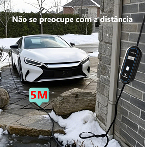 Stasiun pengisi daya mobil listrik TAYSLA AC portabel tipe 2 7KW 32-8A kabel pengisi daya 5m pengiriman dari Sao Paulo Brazil Phantom BYD - Product Image 3
