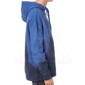 เสื้อฮู้ดแขนยาวสำหรับผู้ชายทรงเข้ารูปมีฮู้ดแบบสวมหัวพร้อมโลโก้และป้ายยี่ห้อ - Product Image 4