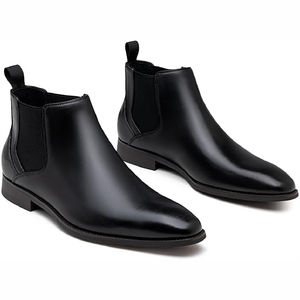Premium Black Leather <b>Shoes</b> <b>for</b> <b>Men</b> Designed <b>for</b> comfort and Timeless Formal Appeal <b>Breathable</b> Quick Dry Classic Design - Product Image 1