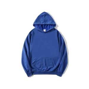 Pull-over à capuche uni surdimensionné en coton vierge de haute qualité pour hommes sweats à capuche avec logo personnalisé pour hommes - Product Image 1