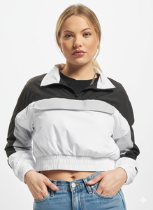 Vestes coupe-vent athlétiques personnalisées pour femmes Vestes coupe-vent légères personnalisées avec logo pour femmes Veste coupe-vent à séchage rapide Veste en nylon - Product Image 6