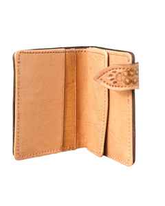 Cartera de cuero tallada a mano con Tigre y cosida intrínsecamente para hombre hecha a mano con venta al por mayor occidental - Product Image 2