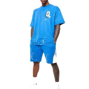 Camiseta vintage personalizada con pantalones cortos a juego para adultos y hombres, ropa deportiva Twinsets, ropa de moda, conjuntos de camisetas y pantalones cortos - Product Image 6