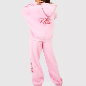 El último chándal elegante con capucha para mujer, estampado personalizado, tamaño cómodo, diseño de moda para invierno - Product Image 2