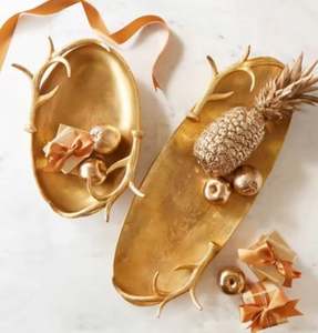 Las bandejas decorativas de metal de aluminio más vendidas para servir el desayuno en un diseño moderno y único - Product Image 2