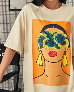 Wholesale Summer T-Shirt Made of Suvin Cotton Casual Style with <b>Blank</b> Design Custom OEM/ODM Options - Product Image 2