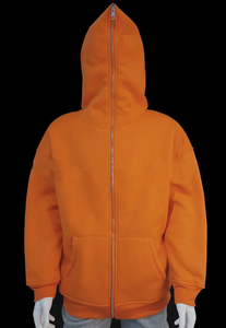 Vente en gros de sweat à capuche en coton pour hommes, sweat à capuche avec fermeture éclair et impression personnalisée - Product Image 2