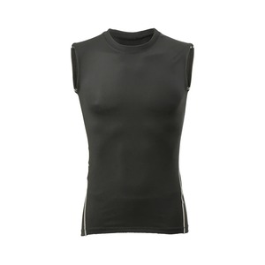 Débardeur sans manches mince de compression décontracté pour hommes maillot de sueur de gymnastique de forme physique à séchage rapide pour le cyclisme hauts actifs respirants - Product Image 1