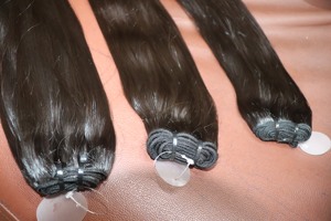 ผมต่อแบบเรมี่จากอินเดียมัดผมมนุษย์ผมตรงสีธรรมชาติ - Product Image 6
