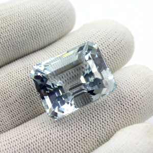 Piedra preciosa facetada cortada Octágono aguamarina azul natural 41.00Cts para la fabricación de joyas - Product Image 4