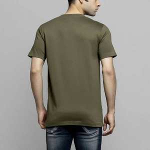 Diseña Tu Propio Logotipo, Camiseta de Hombre de Cuello Redondo, Tejida, de Alta Calidad, Secado Rápido, Transpirable, Manga Corta, Informal, a Precio Económico - Product Image 3