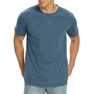 T-shirts élégants pour hommes coupe moderne matériau respirant adapté à la mode estivale tenues quotidiennes entraînement au gymnase et mode de vie en plein air - Product Image 4