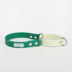 SUMMA Reflective Simple Modern Martingale <b>Collar</b> Rivet Solid Design (Durable Eco-Friendly <b>Waterproof</b> NYLON for <b>Dogs</b> Outdoor Use) - Product Image 5
