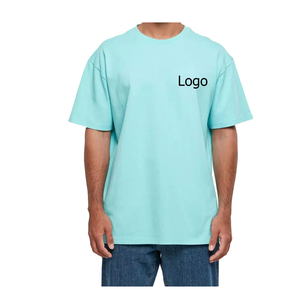 Camiseta de Hombre de Algodón de Manga Corta, Tejido Sólido, con Impresión de Logotipo Personalizado de Alta Calidad Premium, Transpirable, Estilo Casual Urbano - Product Image 3