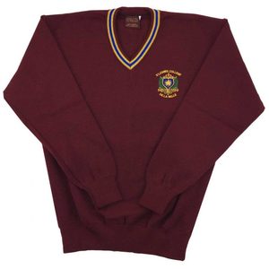 เสื้อสเวตเตอร์นักเรียนมัธยมปลาย ACRO WOOL คุณภาพสูงแบบ OEM ออกแบบใหม่สำหรับเด็กผู้ชาย ฤดูใบไม้ร่วง ฤดูหนาว สไตล์งานรับปริญญา รุ่นใหม่ - Product Image 6