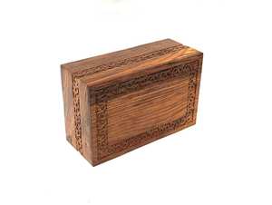 Personalized Handmade Rosewood Urn for Human Ashes Cremation Wooden Urn <b>Large</b> <b>Keepsake</b> <b>Box</b> - Product Image 2