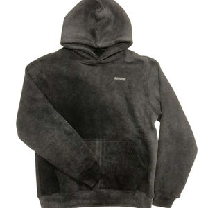 Top nouveau à capuche à manches longues soleil fané confortable thermique hiver impression vente acide lavé 100% coton solide OEM sweats à capuche entretenus - Product Image 1