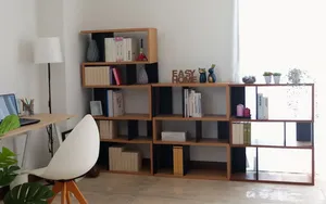 Metal Wooden Thick Board 5-layer Vertical <b>Filing</b> Cabinet Bookshelf for Home Office - Product Image 6