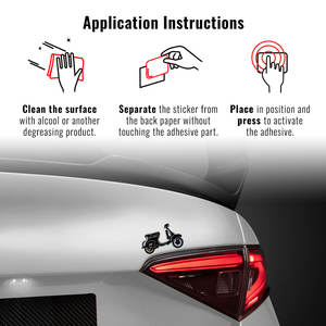 Pegatina Personalizada 3D para Vehículos Vespa - Product Image 3